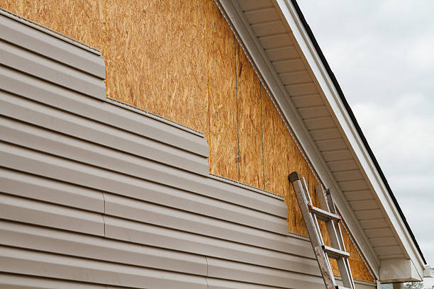 Professional Siding Repair technician working in East Boston, MA